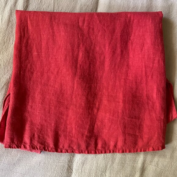 FLAX 100% Linen Watermelon Red Ladies Sleeveless Tank Top - Size L/Large - GUC - Picture 13 of 13